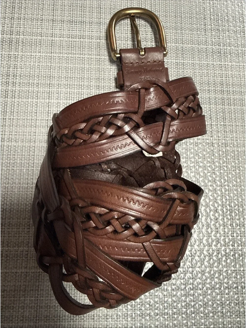 NEW $88 Tommy Bahama woven leather